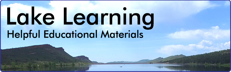 header image for lake learning educational materials newsletter section