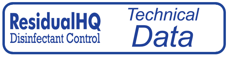 button for ResidualHQ Disinfectant Control Systems equipment technical data link