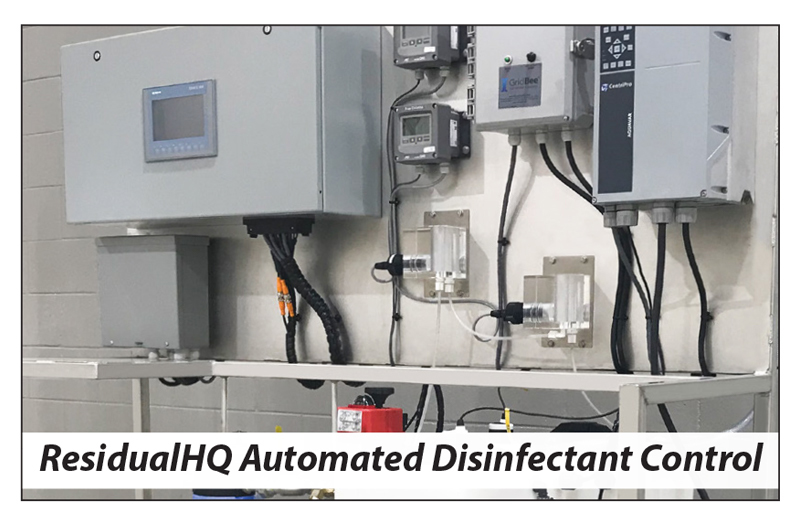 image showing the ResidualHQ© Automated Disinfectant Control System