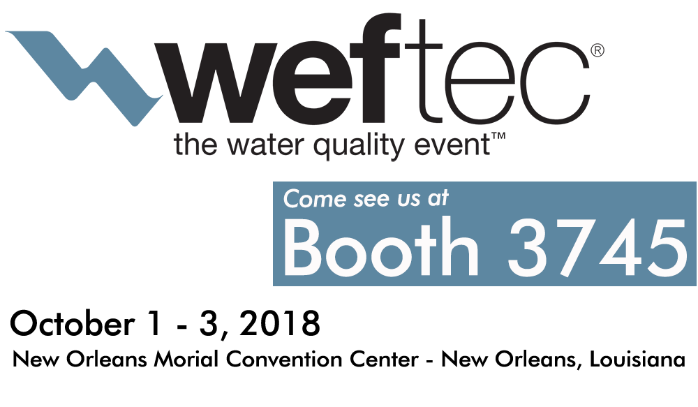 image for booth 3745 at weftec 2018 in New Orleans, Louisiana